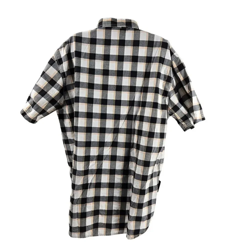Enyce Plaid men's Y2K Vintage 3XL button down shirt Western Cowboy Streetwear - Picture 2 of 8